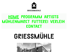 Tablet Screenshot of griessmuehle.de